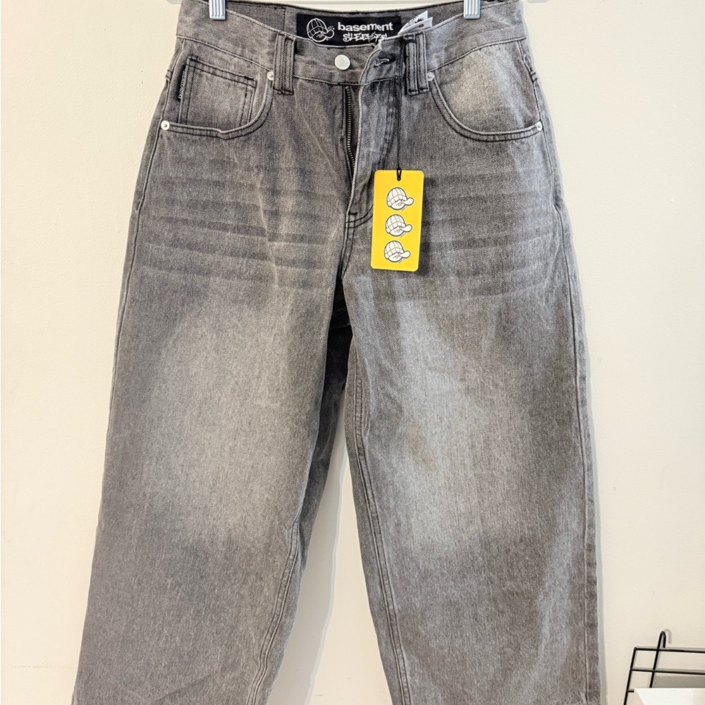 Bassett Relaxed Fit Gray Men's Jeans